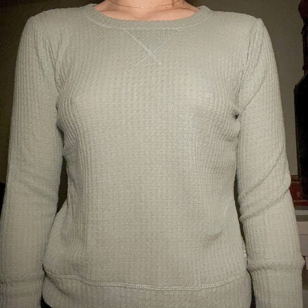mint sweater